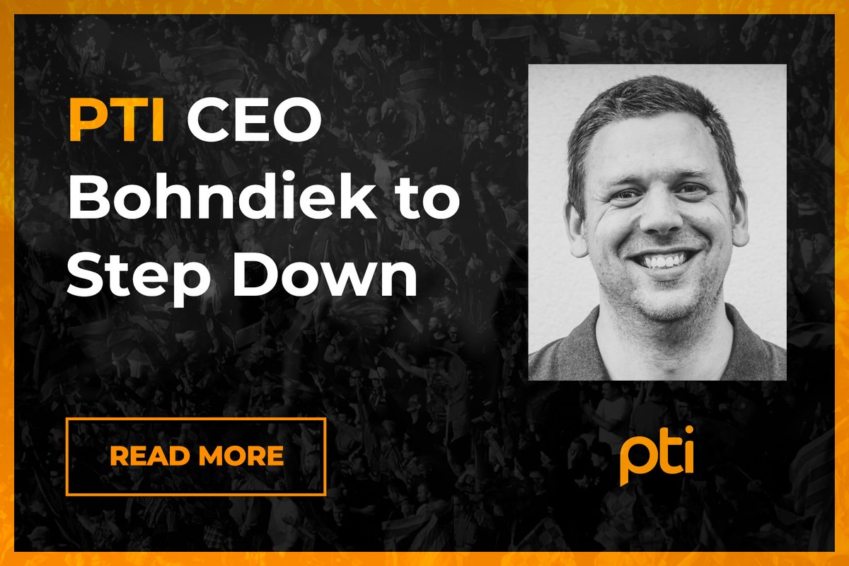 PTIdigital's tweet photo. We can announce today that CEO Mike Bohndiek will step down at the end of March as he joins Arsenal. PTI will be led by its existing management team as we build on the outstanding success of 2022. Good luck on the next stage of your journey Mike! https://t.co/uvctVMfeN8 https://t.co/SOF0CCrFwq