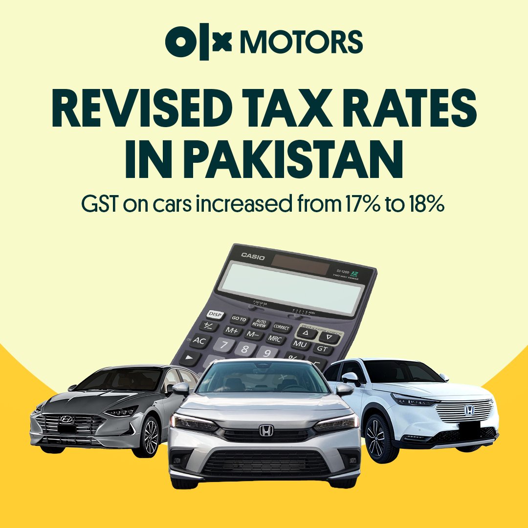 OLX Pakistan on Twitter "FBR has issued an SRO to increase the GST