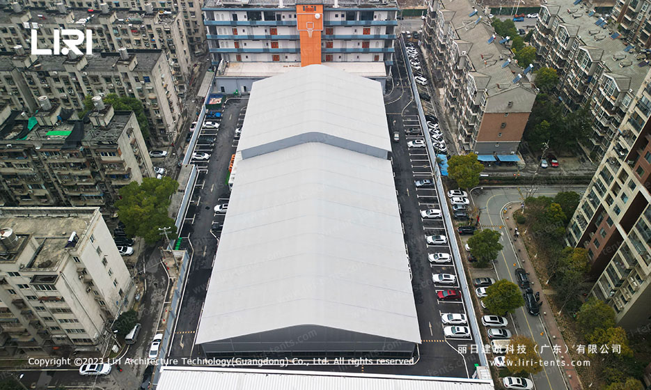 Liritentnoble's tweet image. We built a shade structure to cover our basketball court, maximizing space and maintaining flexibility without any support columns. The entire 35mx36M court is now covered, providing optimal playing conditions rain or shine. #basketball #shadestructure
liri-structure.com/applications/s…