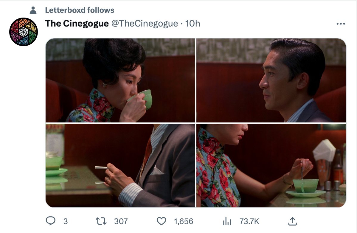 tesirovira's tweet photo. Twitter sap de la meva obsessió pel Wong Kar-wai i me'l promociona constantment. Així recordo per què m'agrada tant </3 https://t.co/G42tMBeNdG