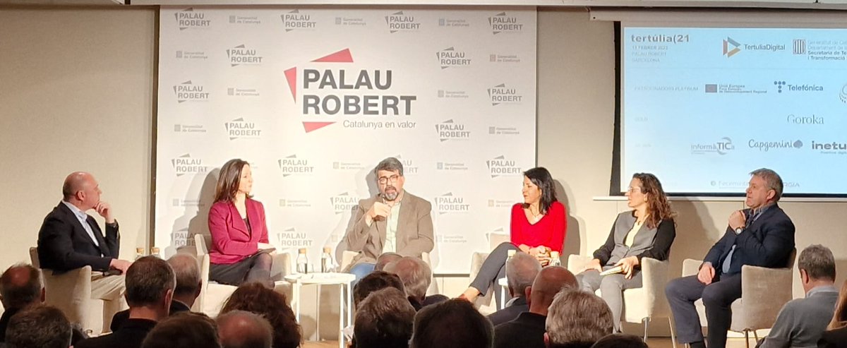 Taula Rodona:
Modera: 
<a href="/jmarinpu/">Jordi Marin</a>
Director general de l’ <a href="/AssociacioACEC/">ACEC +</a>

<a href="/genisroca/">genís roca</a> 
President Fundació @puntCAT 
        
<a href="/htorras/">Helena Torras</a> CEO
 <a href="/PaoCapital/">PaoCapital</a>
 
<a href="/Isabel_Ordoyo/">Isabel Ordoyo</a>
VP Public Sector &amp; Healthcare <a href="/Capgemini_ES/">capgemini_es</a>      

<a href="/XavierFerras/">Xavier Ferràs</a>
Associate Professor @ESADE