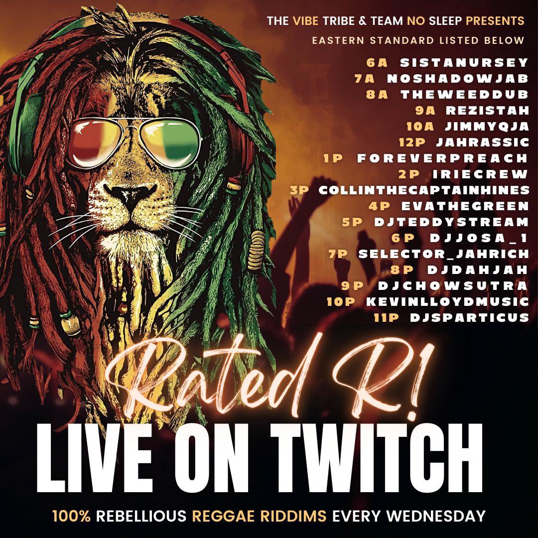 RATED R! Today ❤️💛💚

twitch.tv/jahrassic