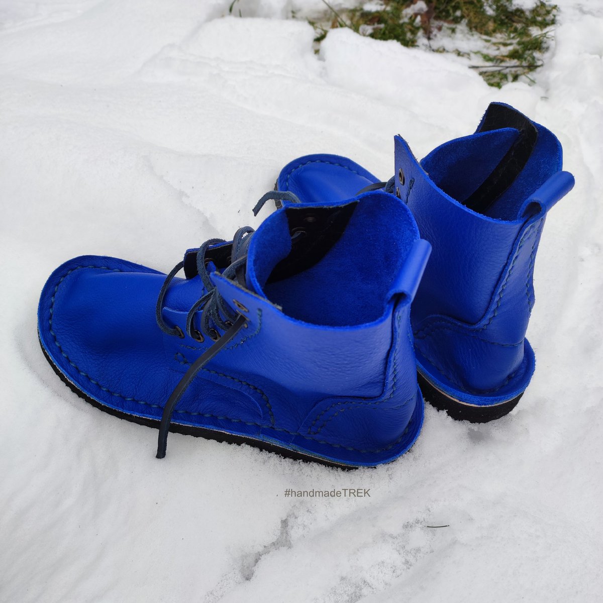 TrekLeather's tweet image. etsy.me/3WNulDc

Time limited dark blue leather TREK shoes
#Basic7 model. Come and have one!
Visit our #etsystore #trekleather