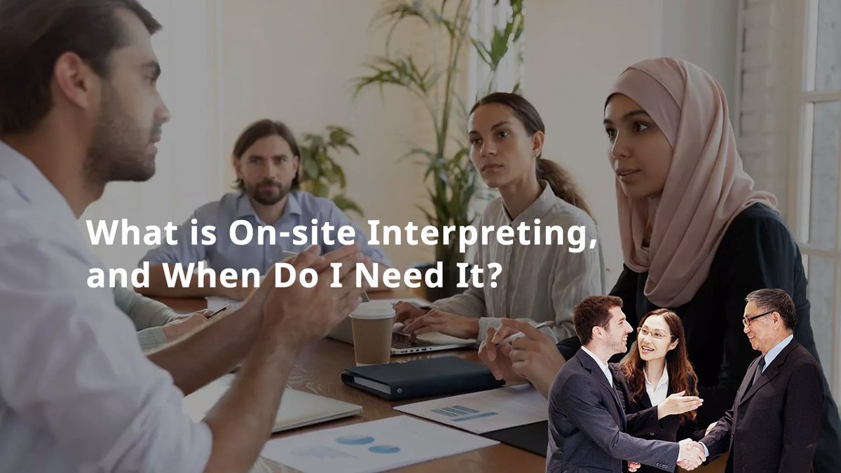 On-site interpreting is an invaluable service that can help bridge the communication gap between two parties who don't share a common language.