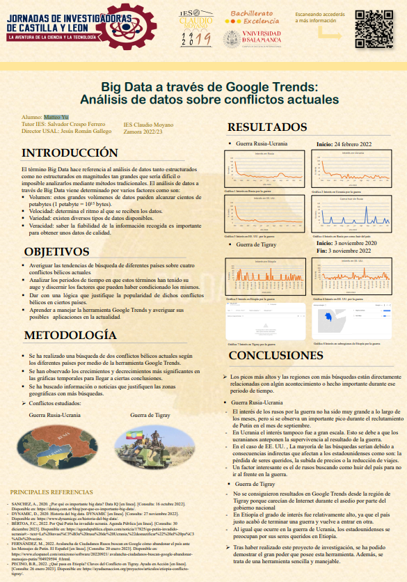IESClaudioM's tweet photo. El alumno Matteo Yu hoy presenta su proyecto de "Big Data a través de Google Trends" https://t.co/P16XWYvOzb