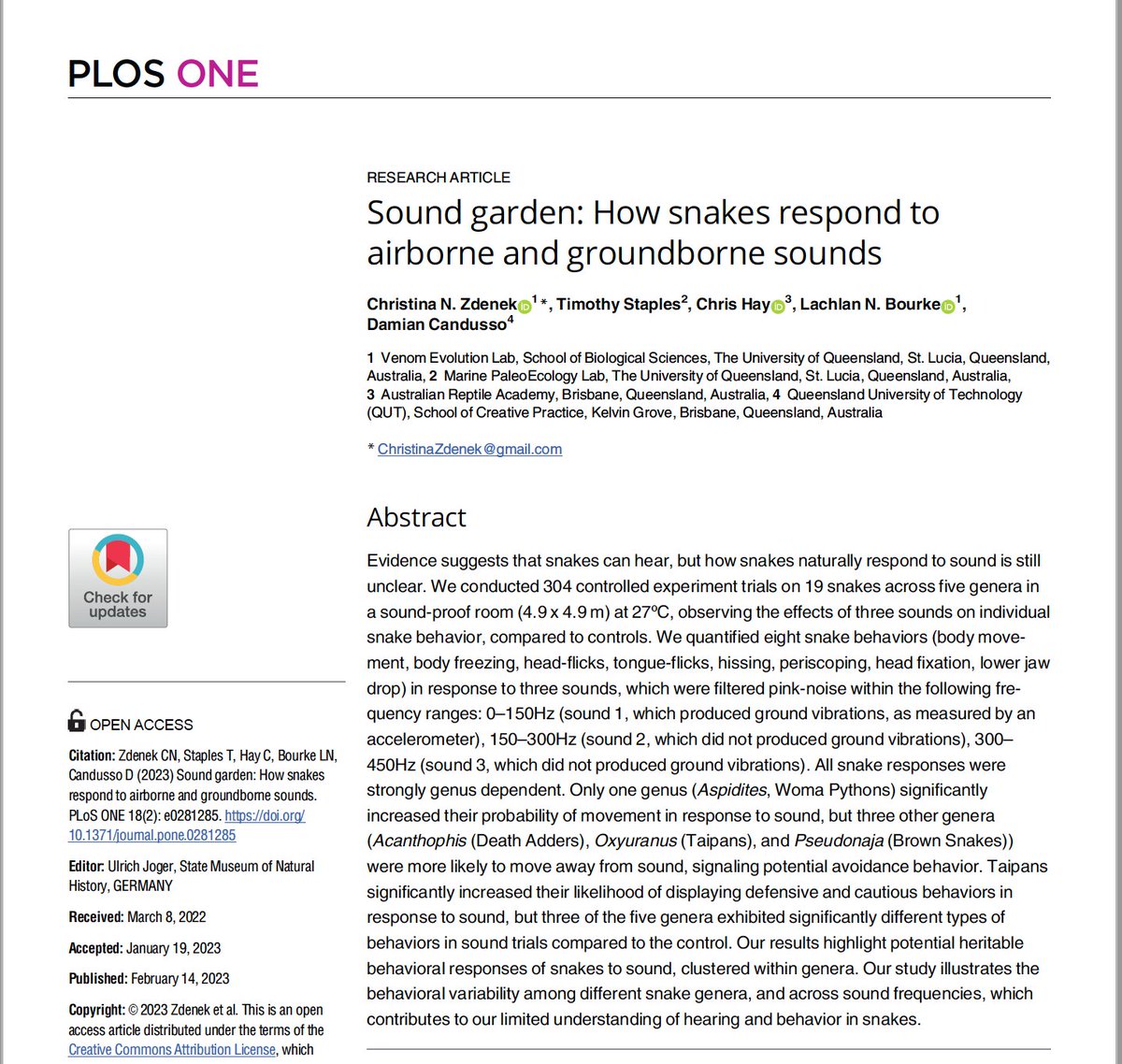 Christina N. Zdenek, PhD tweet media