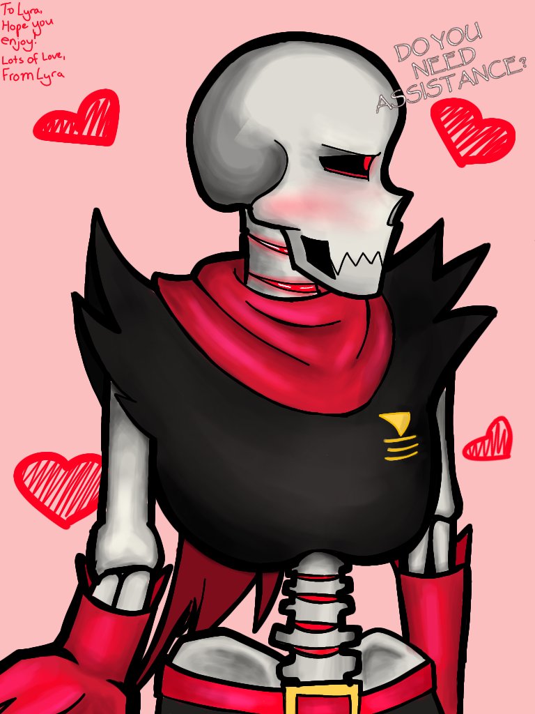 LyraWisp's tweet photo. Happy Valentines Day ❤️
#ValentinesDay #ValentinesDay2023 #FellPapyrus #Underfell #undertaleAU https://t.co/c8Y09EinhM