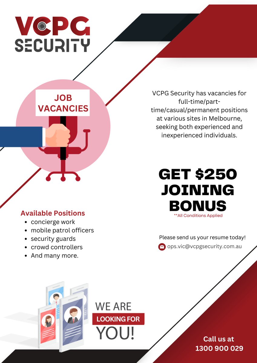 SecurityVcpg's tweet image. vcpgsecurity.com.au