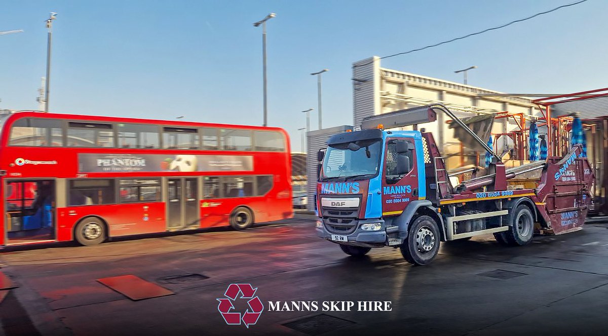 Beautiful pic of one of our trucks captured in East London. 

Manns Waste Management are open from 7am Monday to Saturday, offering skip hire and rubbish removal services to the industrial, commercial and residential work sectors.