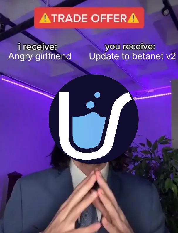 Hey <a href="/radixdlt/">Radix - Radically Different DeFi</a>, you
 put us in a sticky situation😅
We will have updated everything for betanet v2 soon 🤓
#Radix  #RDX $XRD