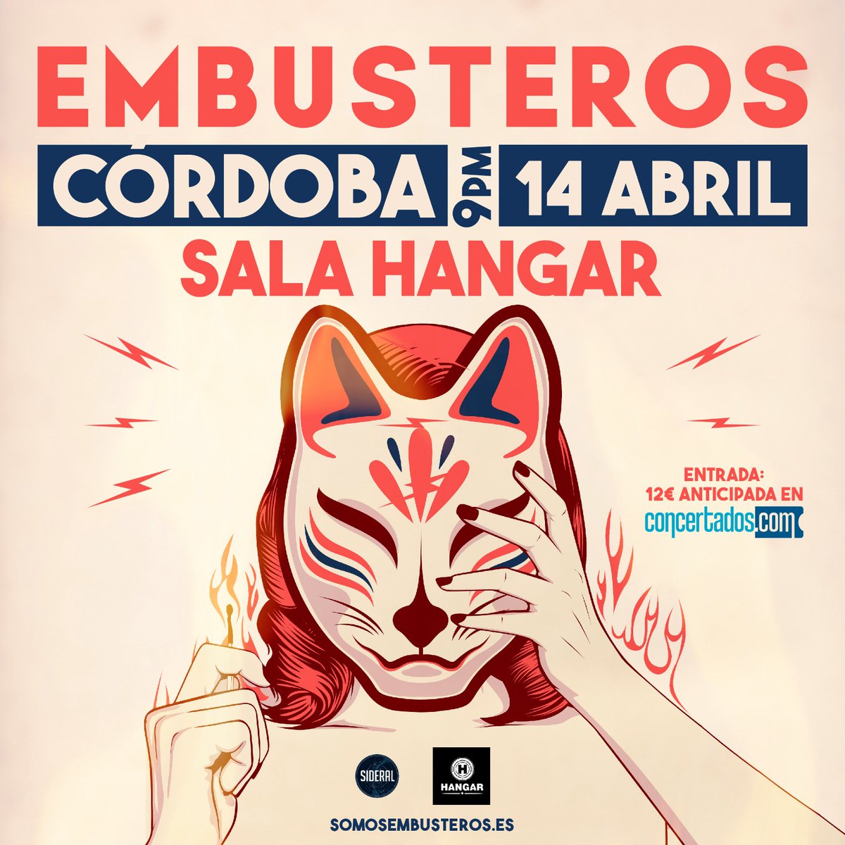 Concertados.com (@concertados) on Twitter photo 📢 Se viene conciertazo de <a href="/somosembusteros/">Embusteros</a> el 14 de abril en <a href="/Hangarcordoba/">Hangar Cordoba</a> 🙌
¿Te apuntas?
🎟️Consigue tus entradas anticipadas en concertados.com 📢 Se viene conciertazo de <a href="/somosembusteros/">Embusteros</a> el 14 de abril en <a href="/Hangarcordoba/">Hangar Cordoba</a> 🙌
¿Te apuntas?
🎟️Consigue tus entradas anticipadas en concertados.com