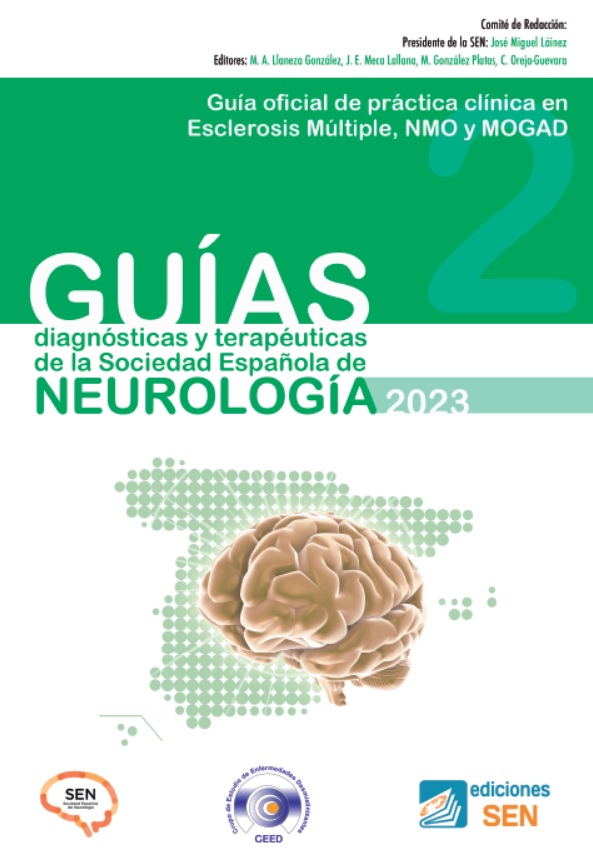 seneurologia's tweet photo. La SEN acaba de presentar la “Guía oficial de práctica clínica en Esclerosis Múltiple, NMO y MOGAD”, un trabajo que se enmarca dentro de las guías diagnósticas y terapéuticas actualizamos de forma periódica. 
Puedes consultarla en: https://t.co/tlalfP02Zj
#Neurologia https://t.co/c4wWYOlF8t