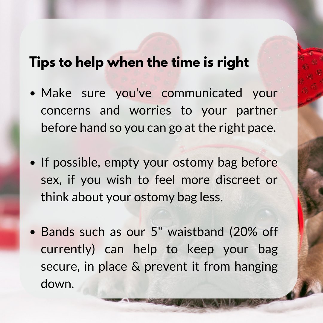 (1/2)❣️  Feeling delicate about getting intimate after ostomy surgery?
Be reassured that you're not alone.

#Stoma #Ostomy #Ileostomy #Colostomy #Ibd #ChronicIllness #NotEveryDisabilityIsVisible