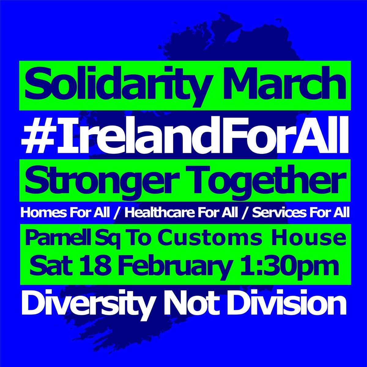 IrishRefugeeCo's tweet photo. The Solidarity March is on this Saturday, the 18th of February! Your presence at this event will be much appreciated.

The meeting point is📍Parnell Square.
The march from Parnell Square to Customs House begins at ⏱️1:30 PM. https://t.co/hfsW8CUoxz