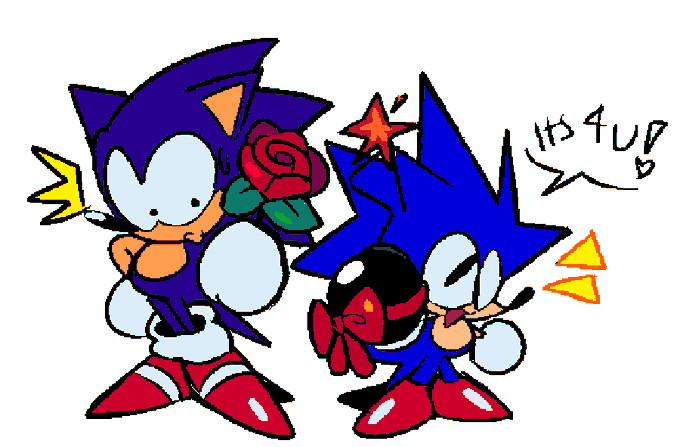 Sonic and Sonk give you a gift!  