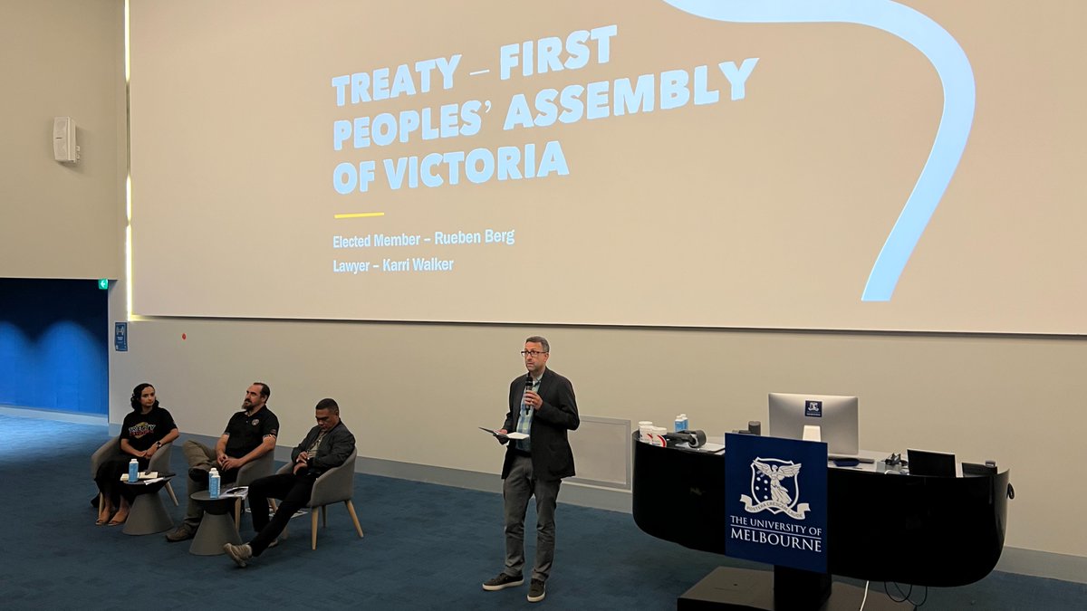 Today we welcomed over 400 LMR students to campus for a guest lecture on the Treaty and truth-telling processes in Victoria, as well as the proposed #VoiceToParliament, presented by proud Nyiyaparli woman, Karri Walker, proud Gunditjmara man, Rueben Berg and Dr Eddie Cubillo.