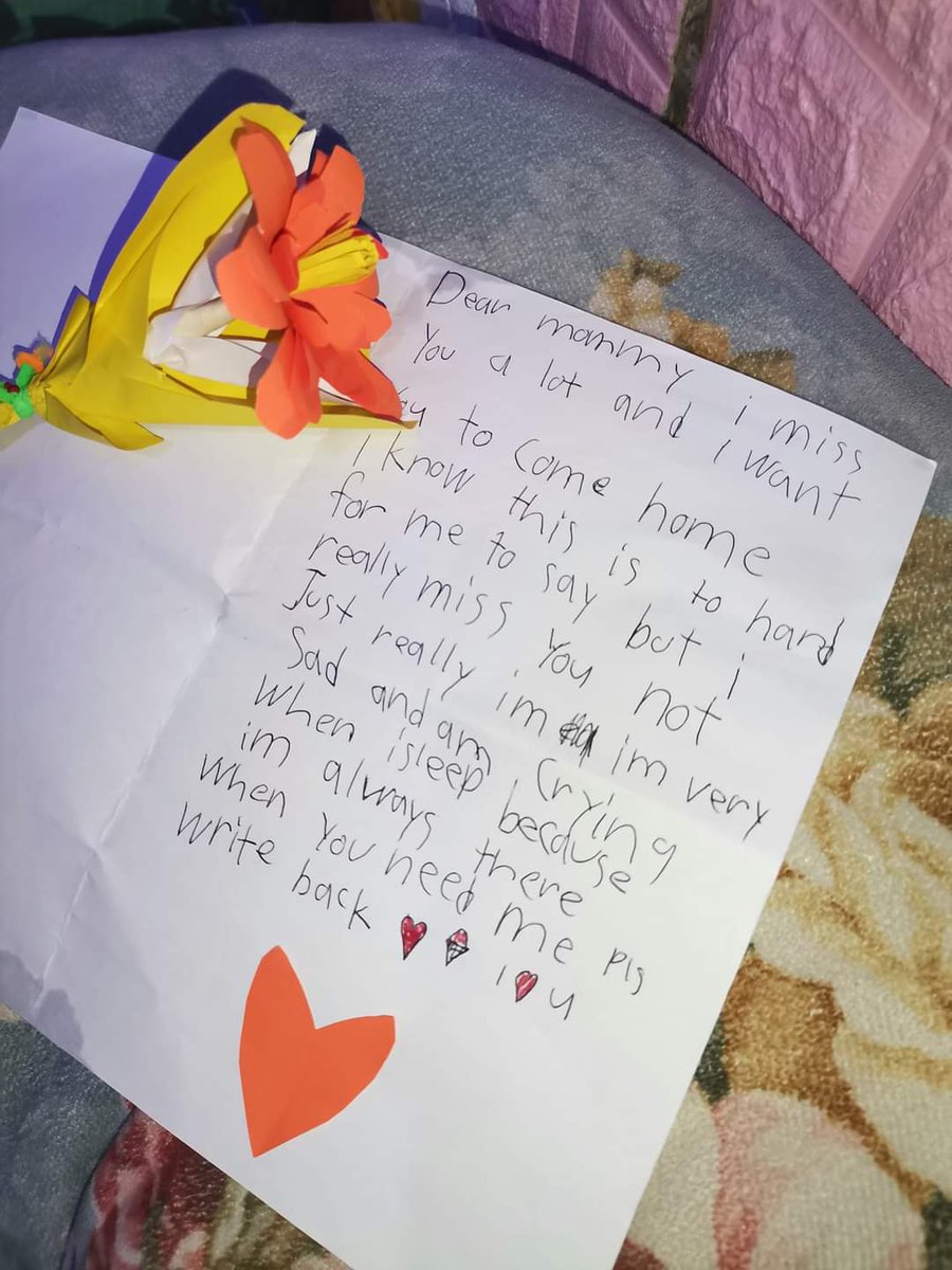'I know this is to hard for me to say but I really miss you not Just really I mean I'm very sad...'💔🫂😥
#littledaughterzValzletter
#TheHeartOfTheMother
#ValentinesDay2023 
#WorkingMothers
