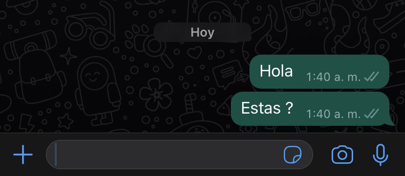 itsyoha_'s tweet photo. yo escribiéndole al de los perroscalientes de madrugada como si fuese un qlo https://t.co/6qg8kSjqxS
