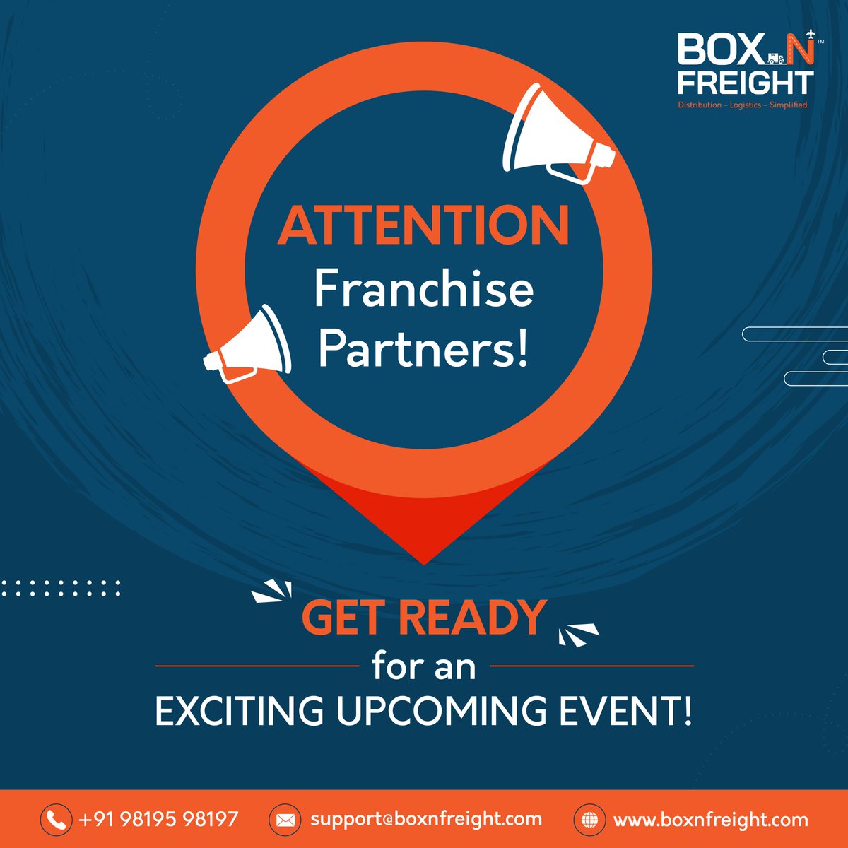 The BOX N FREIGHT event is a chance for franchisee partners to connect, share best practices, and learn from one another while enjoying a fun and exciting atmosphere.

#boxnfreight #franchisepartners #EVENT