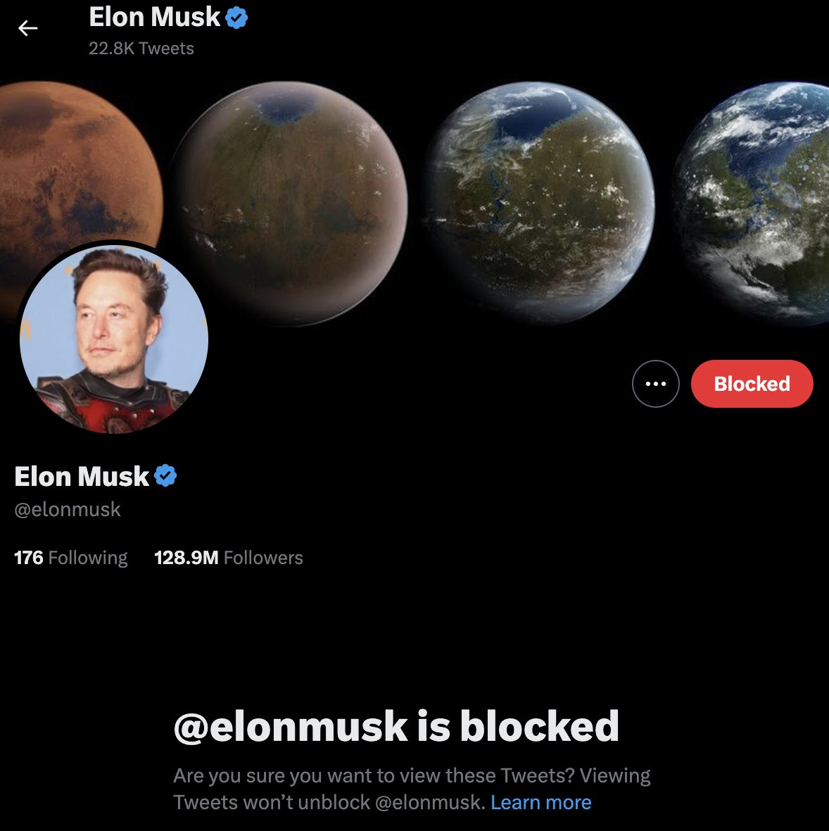DanielGallagher's tweet photo. With just a 30 second donation of your time, you too can contribute to the breakdown of a giant man baby.

#BlockElon https://t.co/VUYgFu1WYR