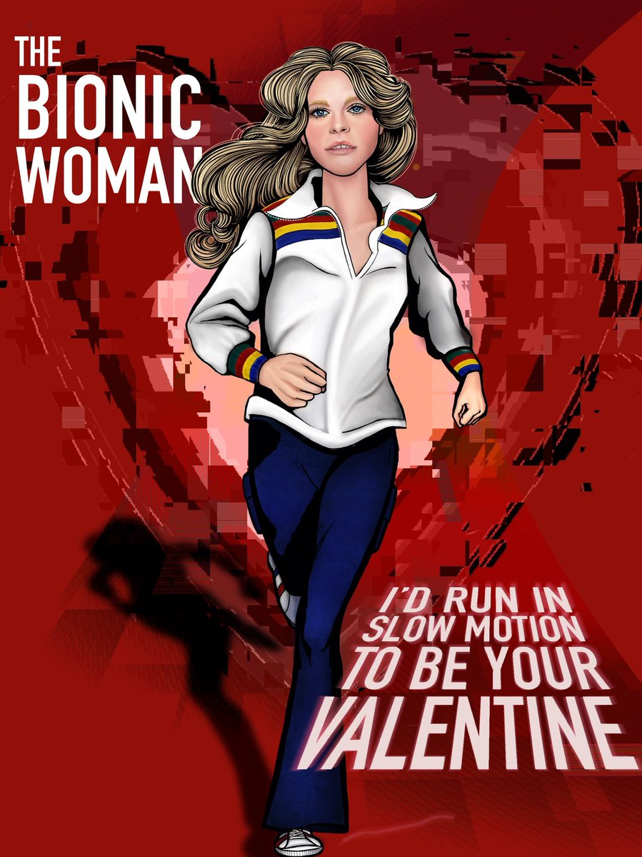 artfullyanon's tweet photo. The valentine I would have Loved to receive as a kid…or today. Sending the love to @CyborgsPodcast ! Miss your podcast…that goes double for you @TheBionicBlonde …I love your takes on all things Jaime Sommers aka @mslindsaywagner you deserve all the love today and everyday!!! https://t.co/3BzSNh62Go