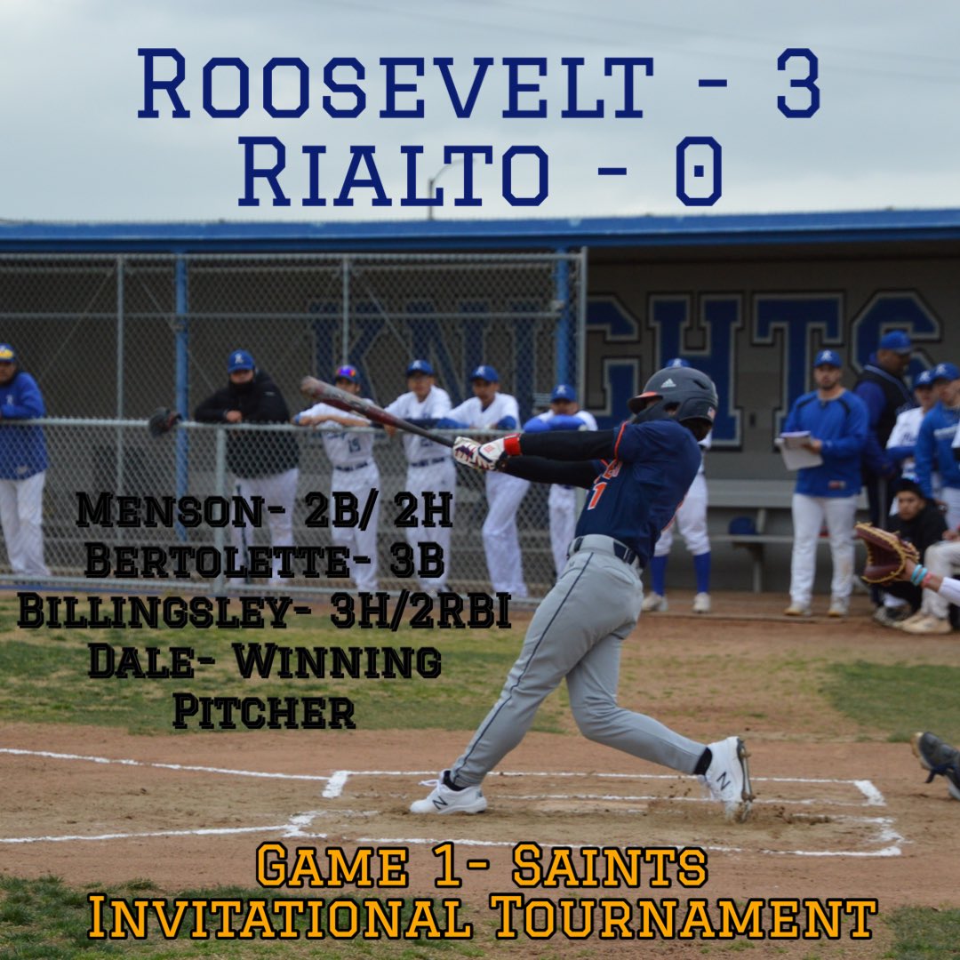 Roosevelt Baseball tweet media