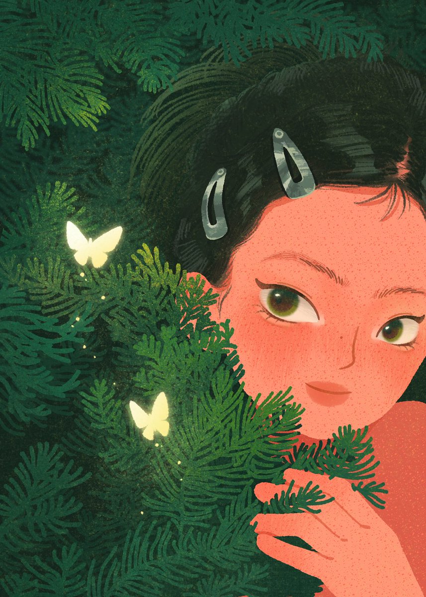 pillnemow's tweet photo. 🌲🦋
#illustration https://t.co/fytAtceb9O