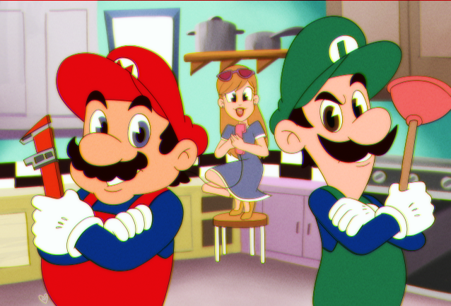 Domestic_Maid's tweet photo. "We're the Mario Brothers and plumbin's our game."

#SuperMarioBrosMovie https://t.co/zFGT94aCE6