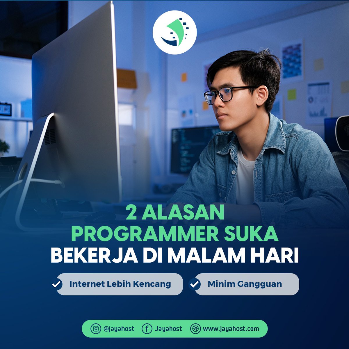 digitalkucom's tweet photo. Sebagai programmer, mereka membutuhkan kondisi yang tenang dan fokus, itulah alasannya mengapa mereka lebih suka bekerja di malam hari.

Selain dua alasan ini, kira-kira ada alasan lain gak sih?

#vpsrdp #jayahost #vpsforex #PromoVPS #diskonvps #vpstrading https://t.co/zM7KXJgTWA