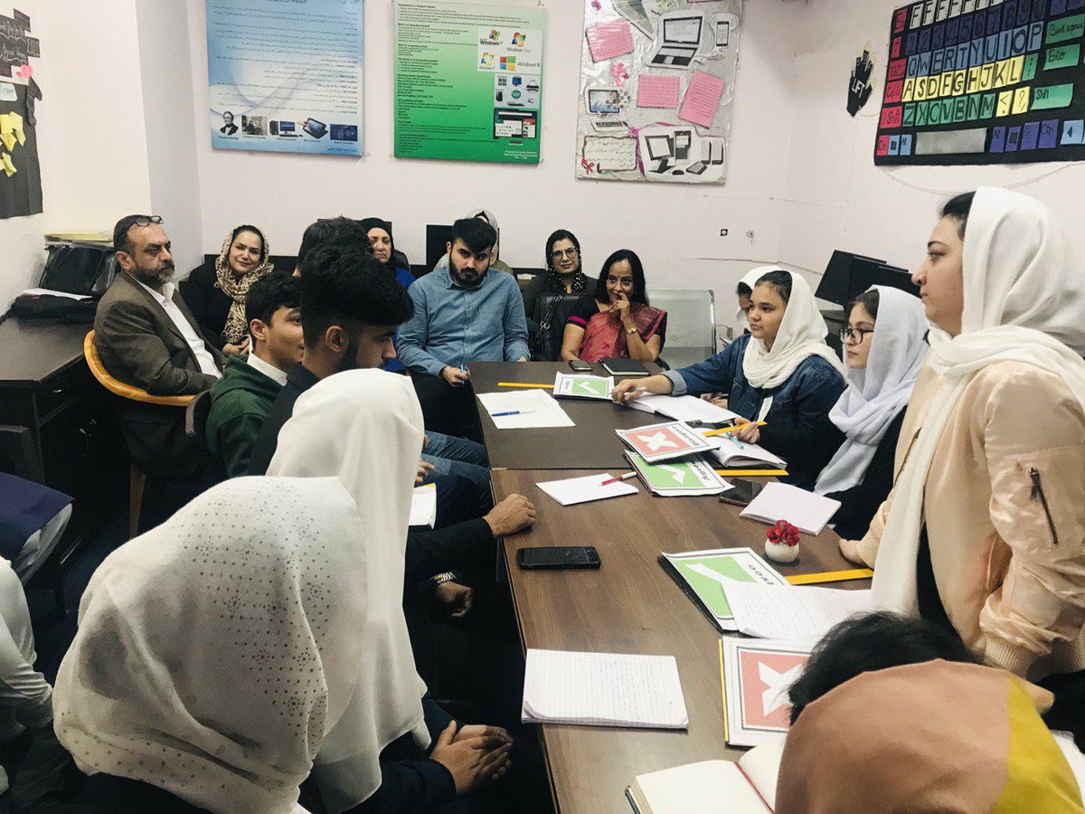 AFGSchool_India's tweet photo. Public Speaking Club of @AFGSchool_India conducted the First Group Debate on topic Technology should replace teachr,on 14th Feb with warm presence of imminent dignitaries @NavitaSrikant &amp;Mr. Haroon Akbary. Students highlighted the impacts of technology,value &amp;importance of teachr https://t.co/siccQ2Whgg