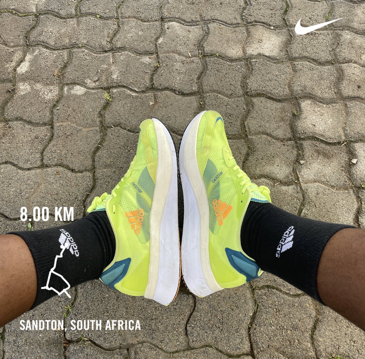 Certified Runner 🏃🏿‍♂️ #RunningWithSoleAC #RunningWithTumiSole #TrapnLos #FetchYourBody2022 #IPaintedMyRun #livelifebetter