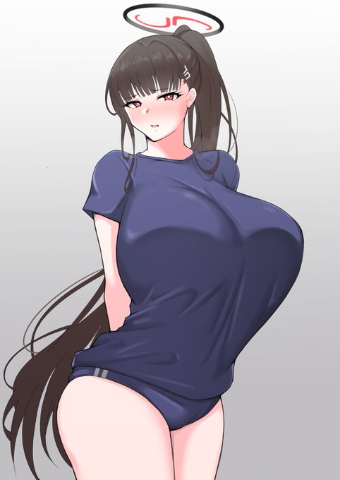 リオも体操服着て 