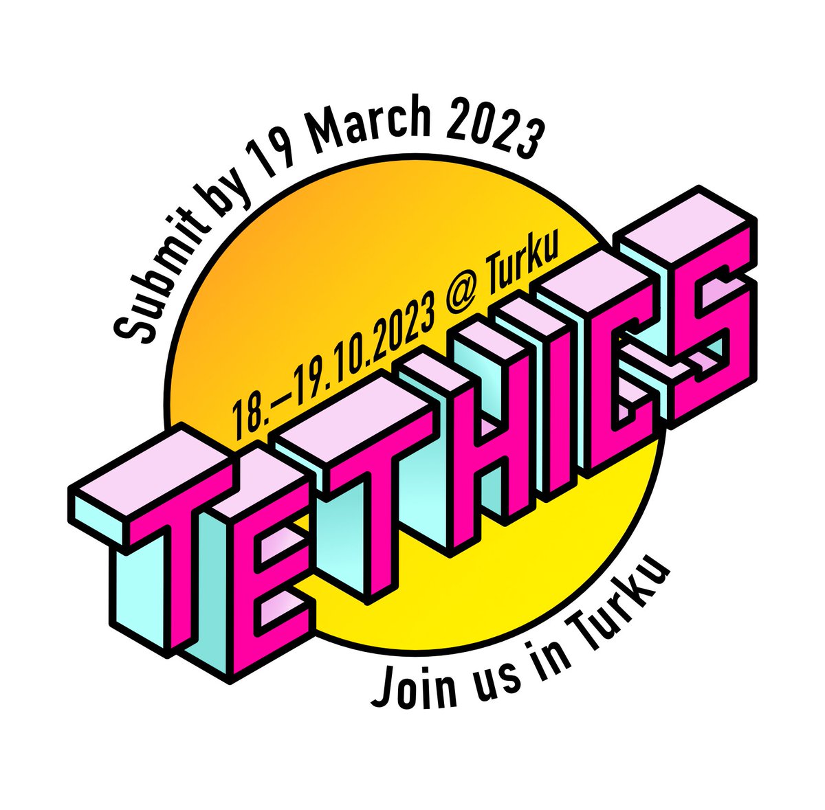 It is time. Submit by 19 March 2023 and join us for #Tethics2023, THE conference on #technologyethics.  Submission instructions: sites.utu.fi/tethics/submis…