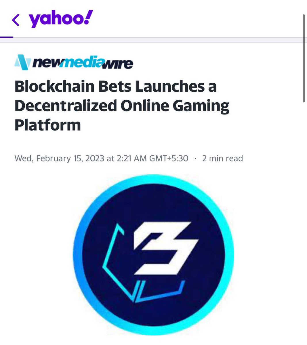 Blockchain Bets Official - $BCB tweet media