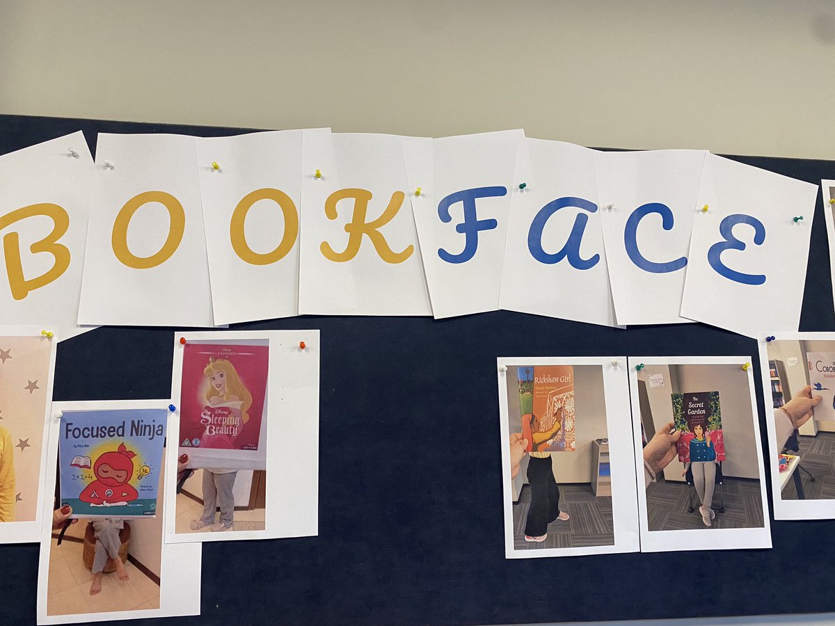 #LiteratureWeek at @HIS_Moldova started with a new initiative #bookface #younglearners love @CambridgeInt #resources @CambPressAssess #CambridgeSchools