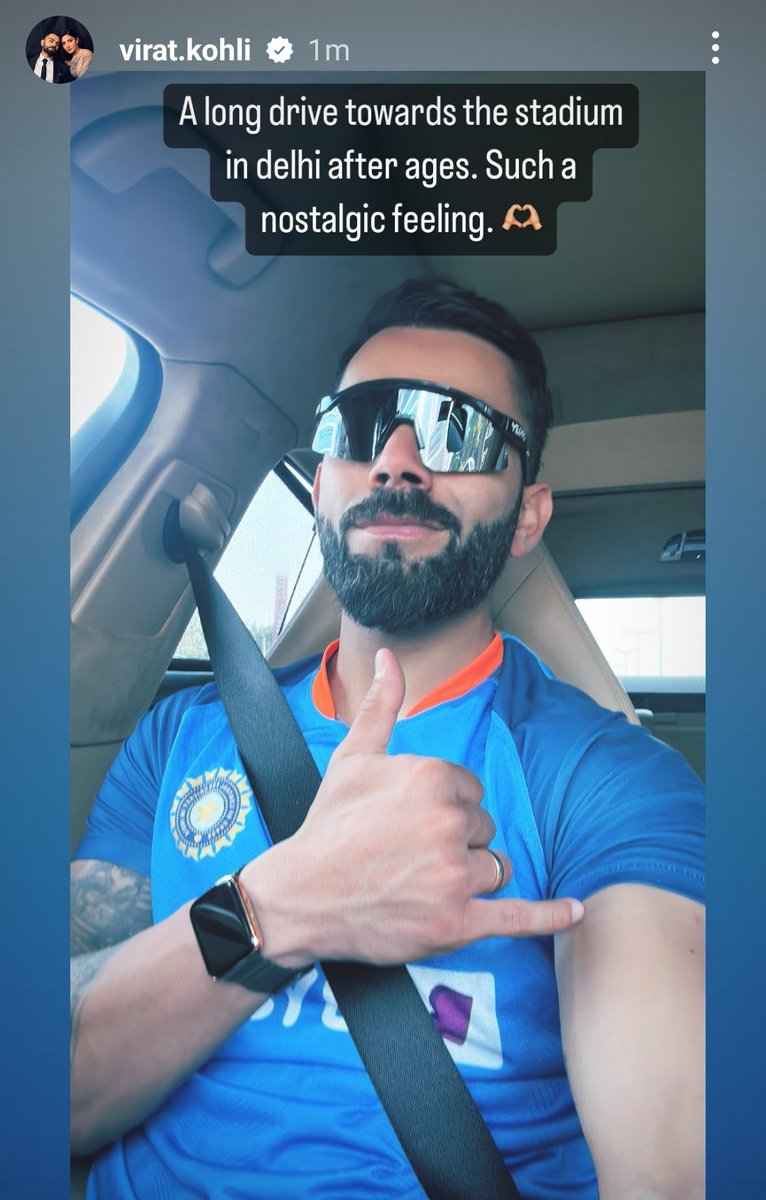 Trend_VKohli's tweet photo. Virat Kohli Instagram Story 

#ViratKohli𓃵 https://t.co/MvVSoCJu2o