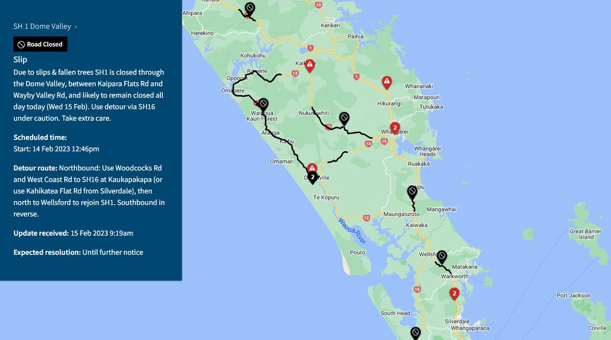 Waka Kotahi NZTA Auckland & Northland on Twitter "SEVERE WEATHER EVENT