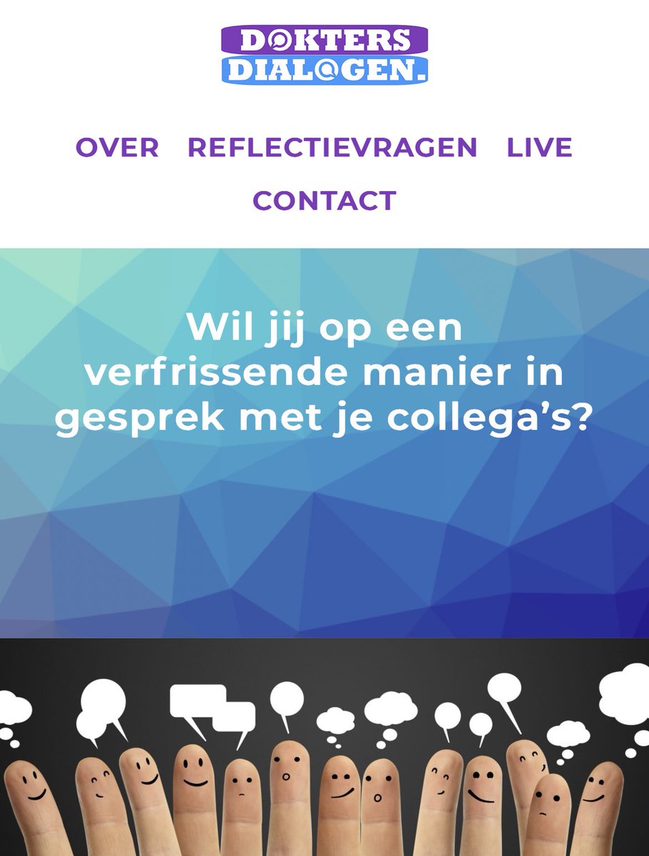 Nieuwe website!
doktersdialogen.nl