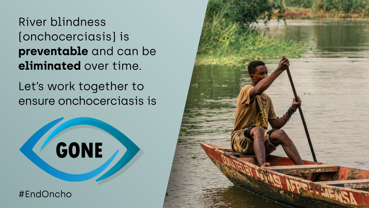 The new Global Onchocerciasis Network for Elimination (GONE) is a forum for all stakeholders in the fight against river blindness. #StampOutOncho #EndOncho #beatNTDs