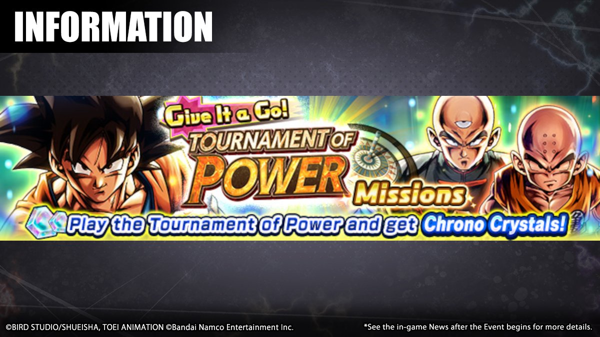 tournament of power in db legends