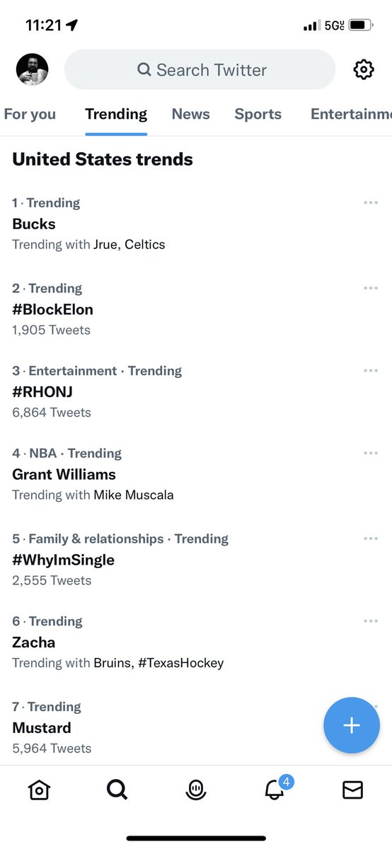 I should have done #BlockElon a long time ago. It feels good that #BlockElon is trending now on Twitter 🖕