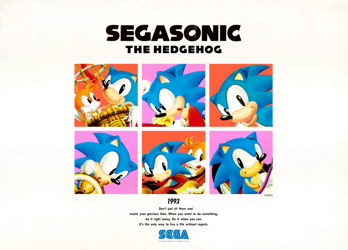 Linkabel on Twitter: "The SegaSonic 1993 calendar has been scanned! (1/ ...