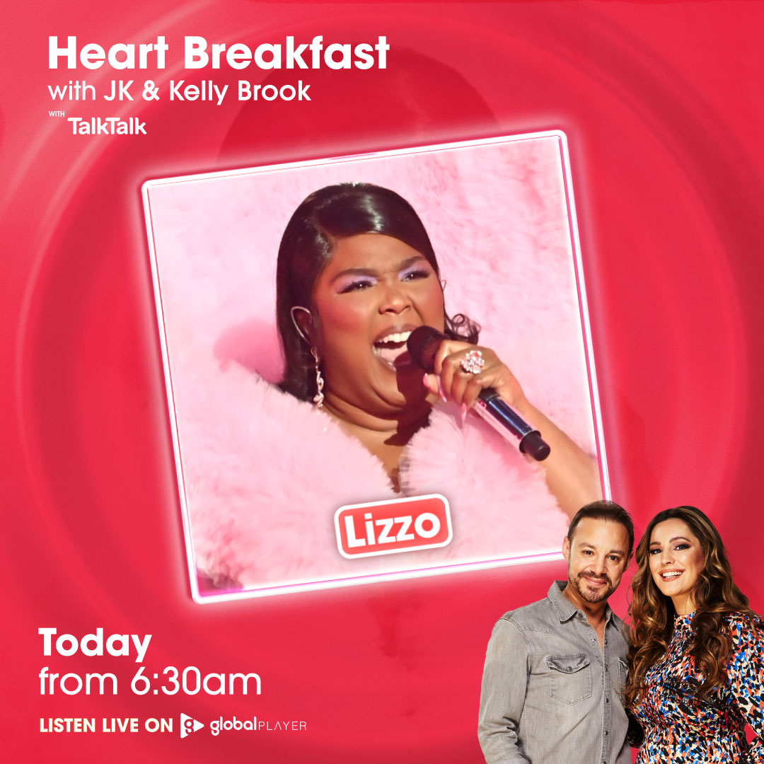 .@jkjasonking and @IAMKELLYBROOK will be chatting with the one and only @Lizzo today!🙌 Listen live on @GlobalPlayer at globalplayer.com/live/heart/uk/