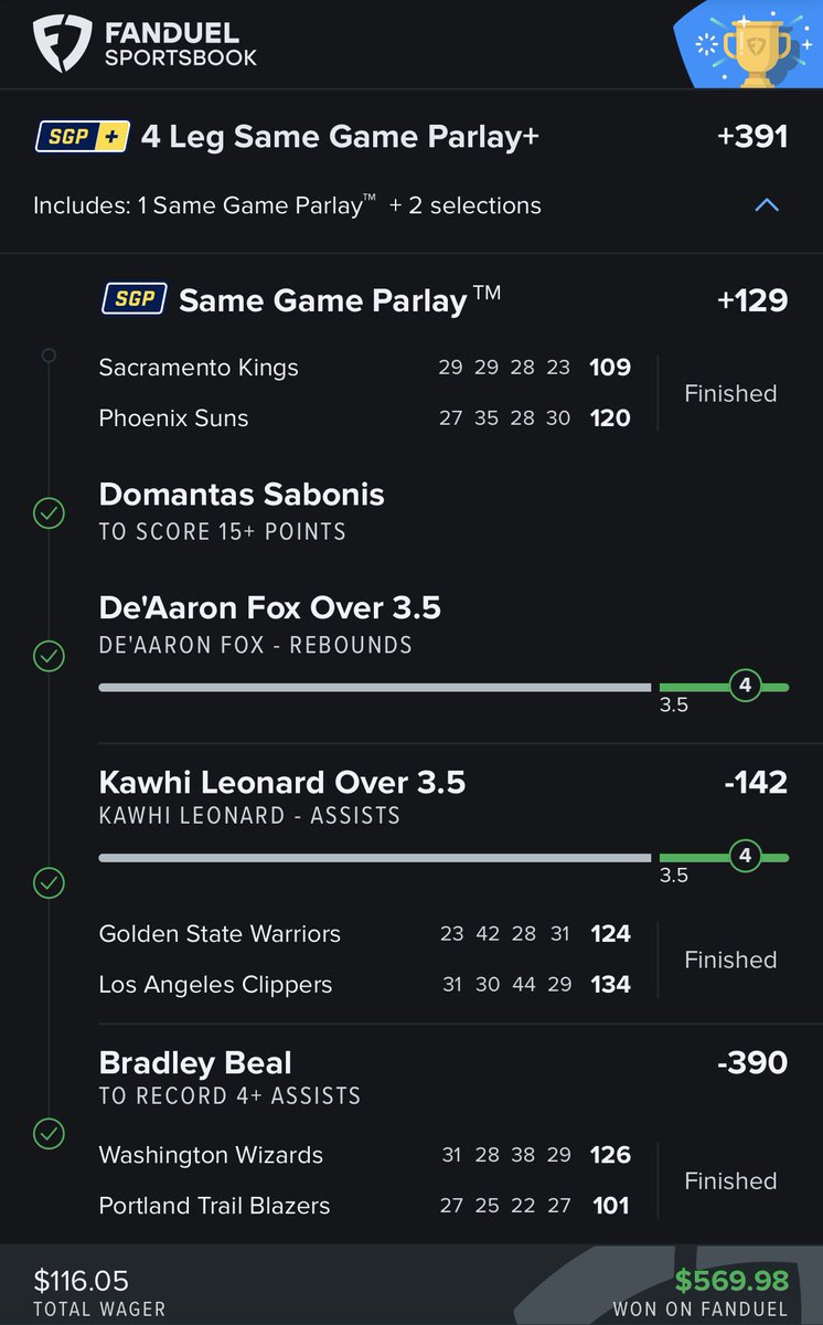 Going back to back is a nice way to end the night. Take care back at it tomorrow! 

#GambingTwitter