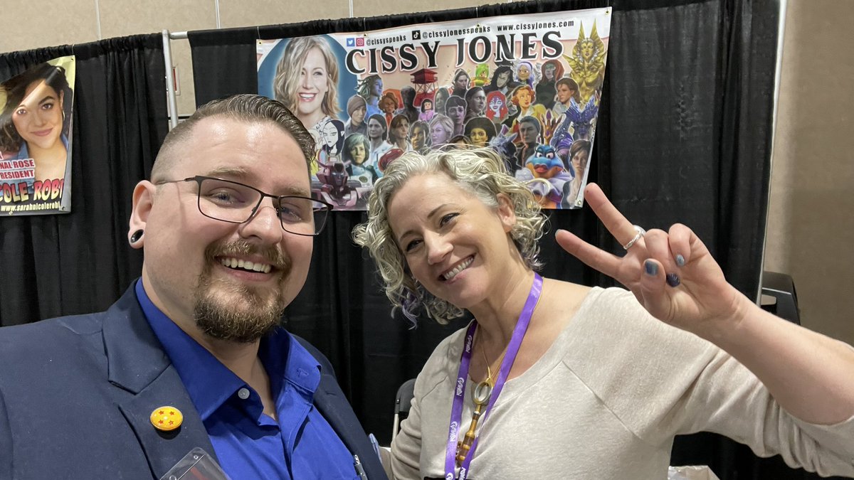 Working alongside the talented, super sweet @cissyspeaks and lovely @voxinfinity this past weekend at <a href="/KamiCon/">Kami-Con</a> really made me love this industry even more. 

@voxinfinity we need to get a photo together too next time! I’ll be in touch!

#SayNoToAiVoices #kamicon2023
