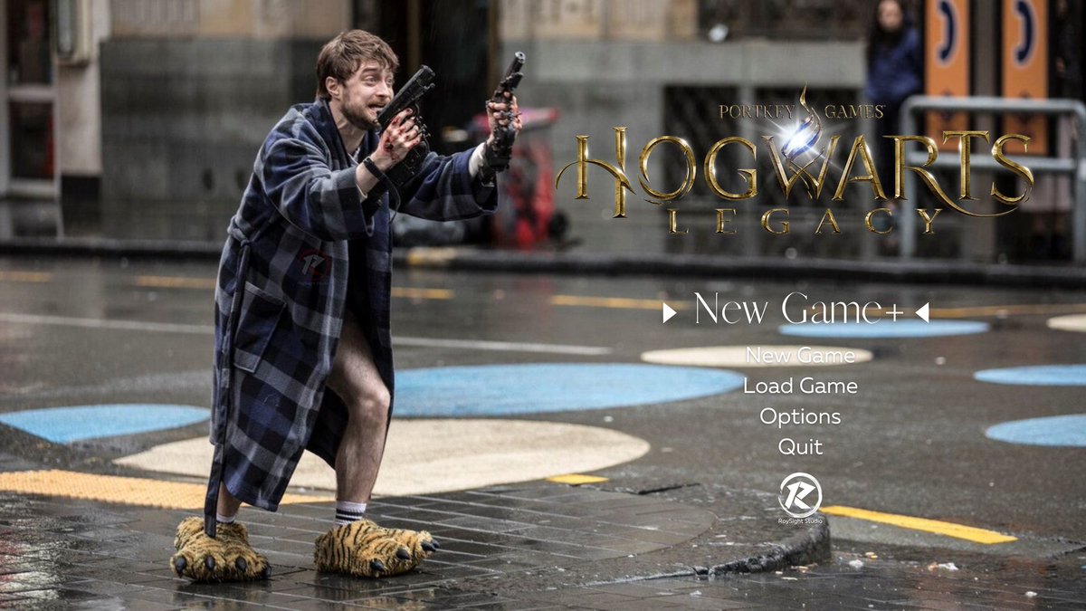 GamePlayBoyLet1's tweet photo. I think I downloaded the wrong Hogwarts Legacy.

#HogwartLegacy #TwitchDE #YouTuber #cute https://t.co/EpzkWsKW2y