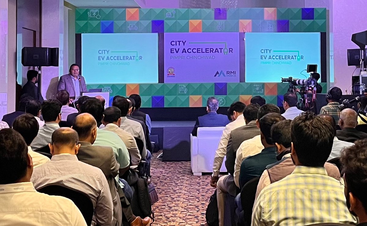 rmi_india's tweet image. To accelerate the deployment of #electricvehicles in Pimpri Chinchwad, @pcmcindiagovin and @RMI_India are hosting #CityEVAccelerator in Pimpri Chinchwad, today. #KnowledgePartner