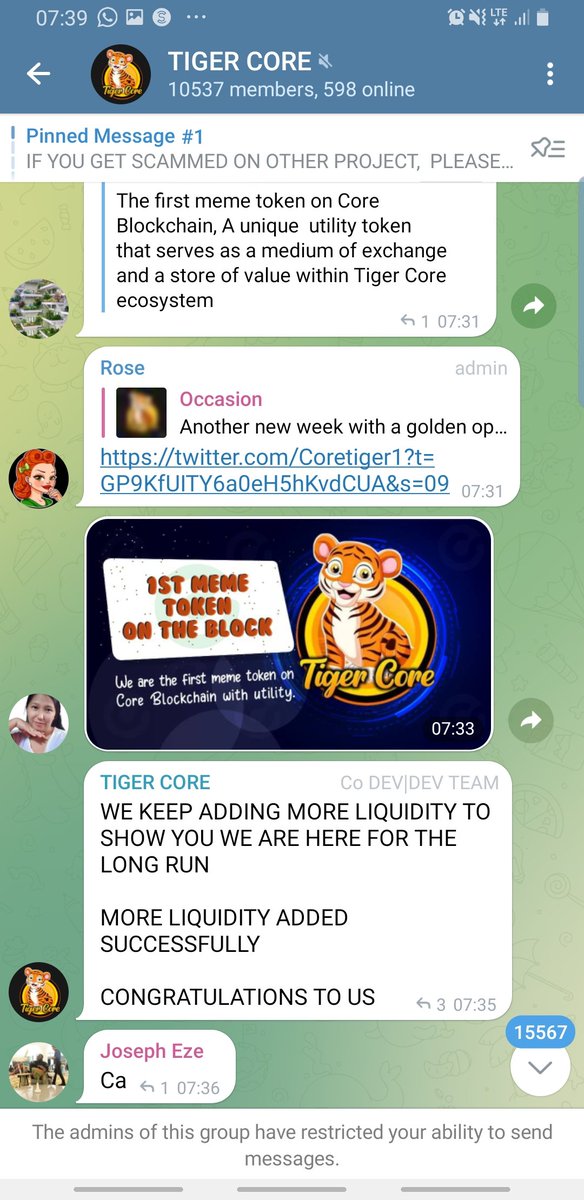 saviour52027945's tweet photo. @corechaincrypto @Coretiger1 https://t.co/NSEACI51lI