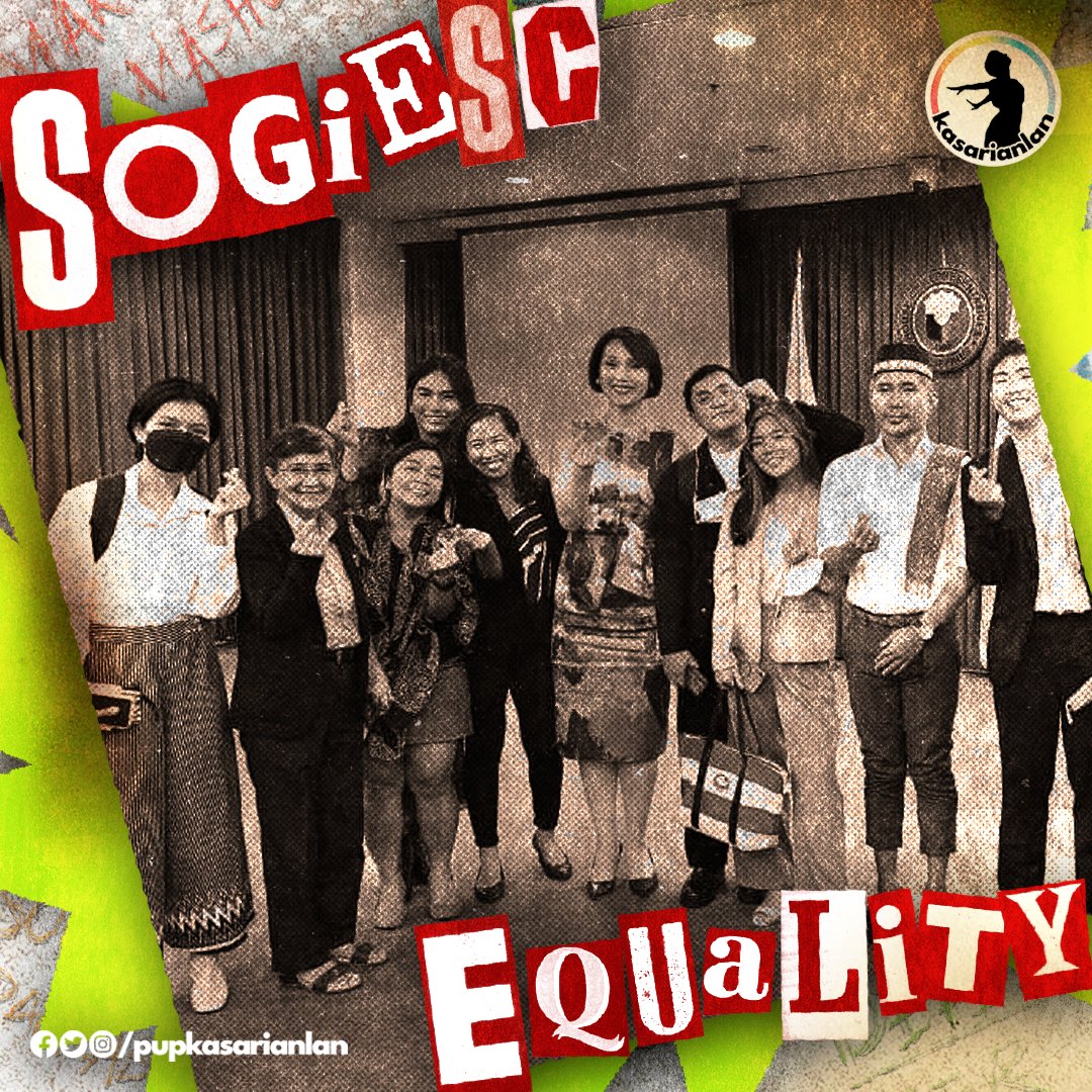 pupkasarianlan's tweet photo. Noong nakaraang ika-8 ng Pebrero 2023, dumalo ang aming Inang Reyna bilang representatib ng PUP KASARIANLAN sa isinagawang unang Committee Hearing ng House of Representatives para sa SOGIE Equality Bill.
#SOGIEEqualityNow
#EndDiscrimination
#SaveEquality https://t.co/yTz1xpkzjs