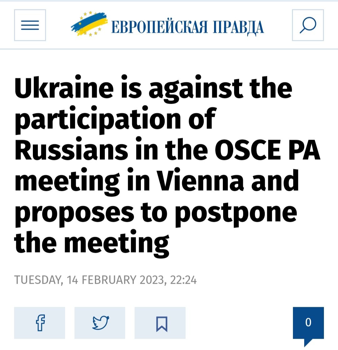 R is the only one that should be a part of the Org for Security and Coop, because if it was up to the rest of the members, along with Ukr goons, there would be a full scale war in Berlin, Paris, London, etc. The only reason there is not is because rational people sit in Kremlin.